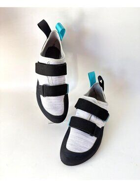Black Diamond Momentum Womens Climbing Shoes Size 6 US White/Black/Alloy
